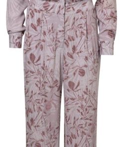 Printed woven jumpsuit