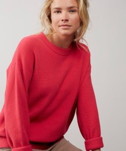 Sweater with pointelle details