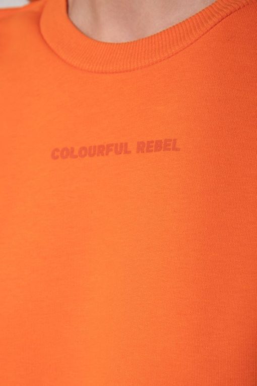 Colourful Rebel Logo Padded Sweater