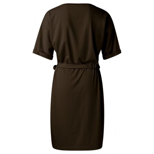 Jersey dress with cord detail