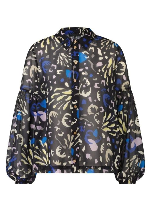 Tramontana Abstract Flower Blouse