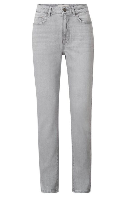 2025 Dames Jeans met Midden Taille - Wijde Pijpen & Zakken - Losse Denim Broek voor Lente/Zomer - Trendy All-Match Vrouwelijke Broek main image 1