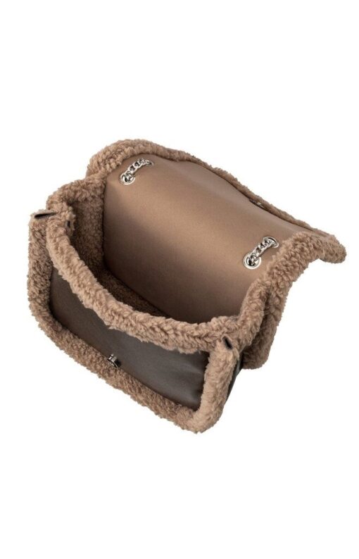 YAYA: Crossbody bag with fur