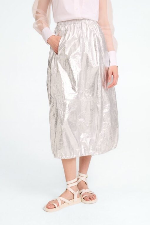 Jane Lushka Maud Silver Skirt