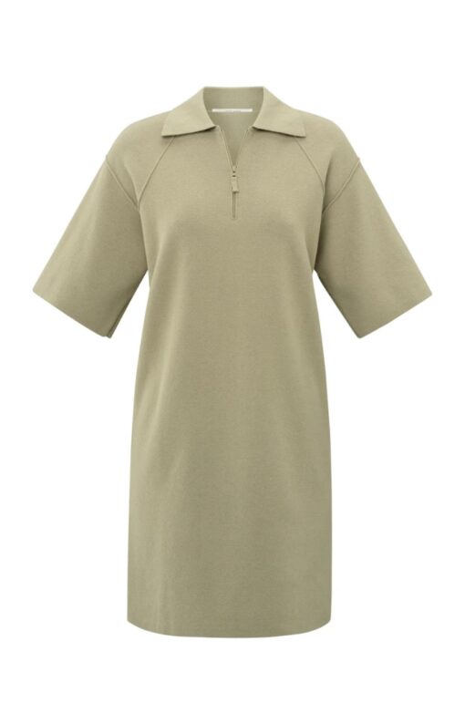 YAYA: Polo-jurk met rits