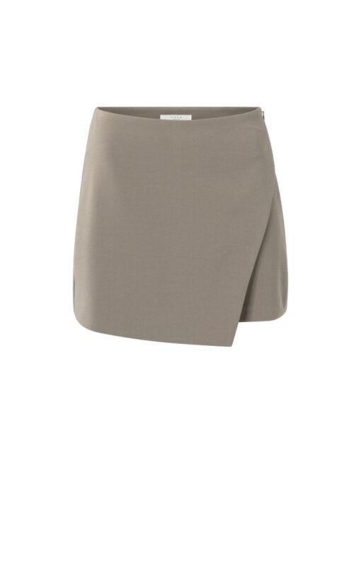 Mini skort met overslagdetail
