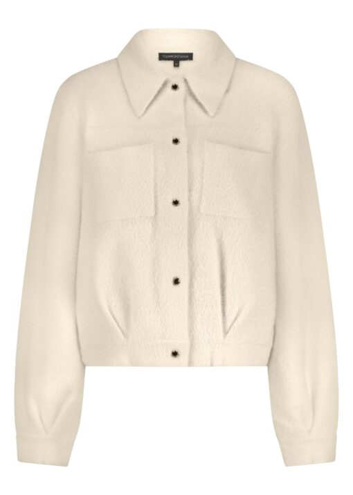 Tramontana Faux Fur Knitted Jacket