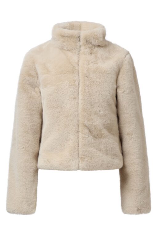 Smashed Lemon Faux Fur Jacket