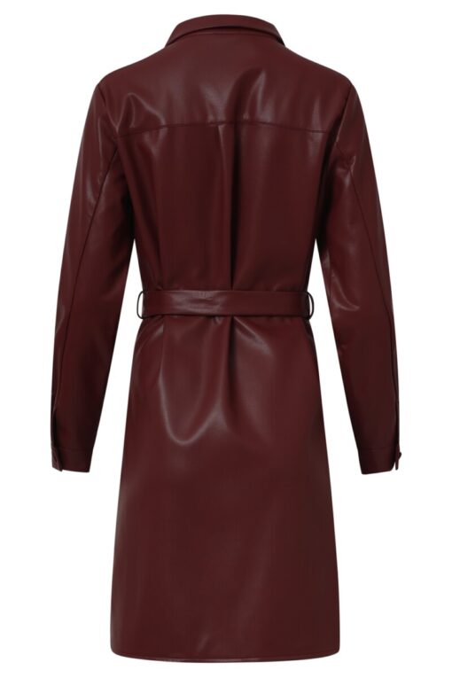 Smashed Lemon Leatherlook Dress
