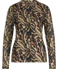 Tramontana Mock Neck Wild Top