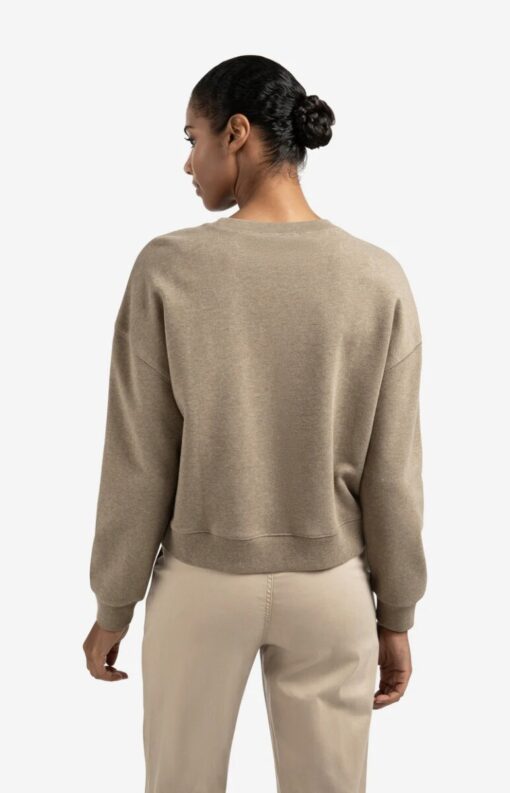 YAYA: Sweater met ronde hals en verlaagde schoudernaden