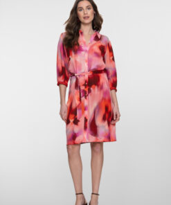 Geisha Red Pink Dress