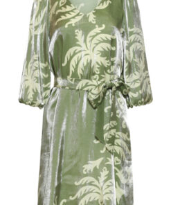 Smashed Lemon Light Army Shine Dress