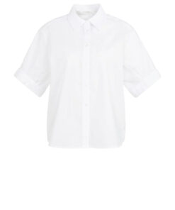 YAYA: Blouse met korte omgeslagen mouwen en kraag