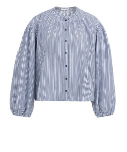 YAYA: Gestreepte blouse met plooidetails bij de schouders