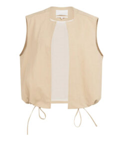 YAYA: Mouwloos zomerjack met trekkoordjes