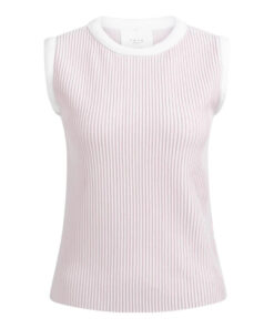 YAYA: Mouwloze ribtrui met hoge hals