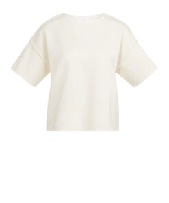 YAYA: Sweater met korte mouwen en naaddetails