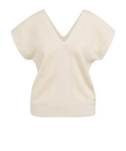 YAYA: Trui met korte mouwen en dubbele V-hals