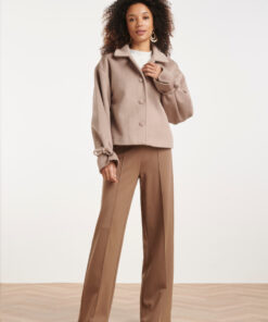 Smashed Lemon Tie Detail Sleeves Jacket
