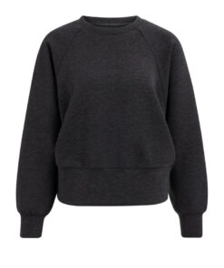 YAYA: Sweater met fijne ribstructuur en raglanmouwen