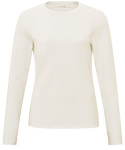 YAYA: T-shirt met ronde hals en lange mouwen