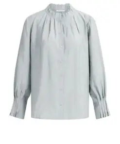 YAYA: Blouse met geplooide kraag en manchetten
