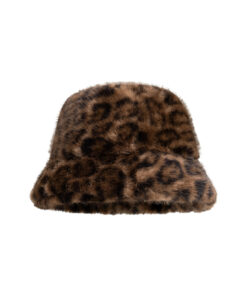 YAYA: Bucket hat met luipaardprint