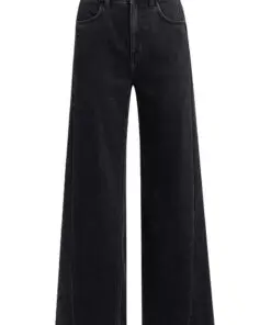 YAYA: Denim met hoge taille en wijde pijpen (L32)