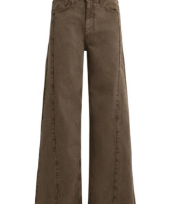 YAYA: Denim met hoge taille en wijde pijpen (L32)