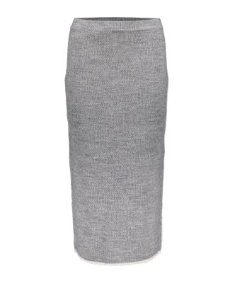 Geisha Knit Contrast Skirt
