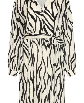 Smashed Lemon Zebra Dress